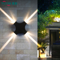 LED wall lamp cross star lamp Villa Hotel indoor living room corridor aisle simple modern