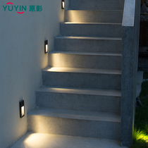 Stair step light sensor light LED step steps 86 floor foot light recessed corner outdoor waterproof garden light