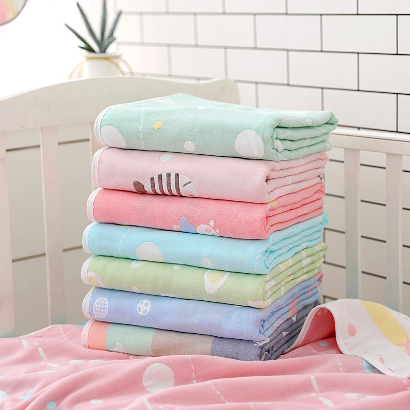 Ranan New Gauze 1 yarn with bath towel is embraced