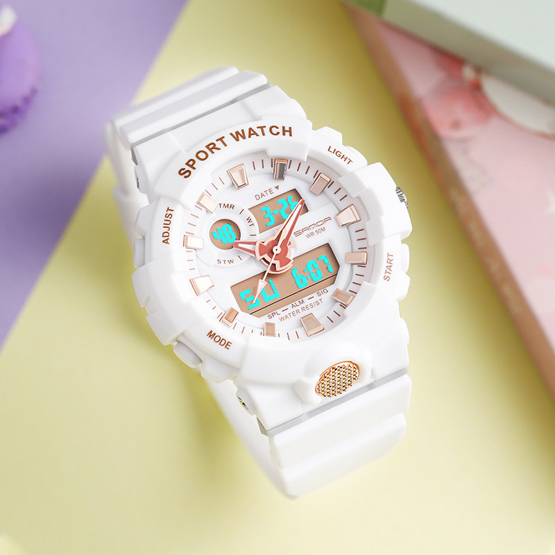 2021 New watches women ins wind unicorn children Girls electronic watches High school students Jane about waterproof