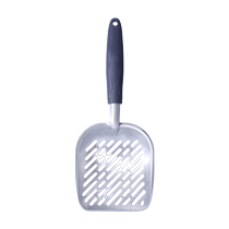 Large metal cat litter shovel integrated cat litter shovel small hole pet cleaning supplies cat shovel artifact