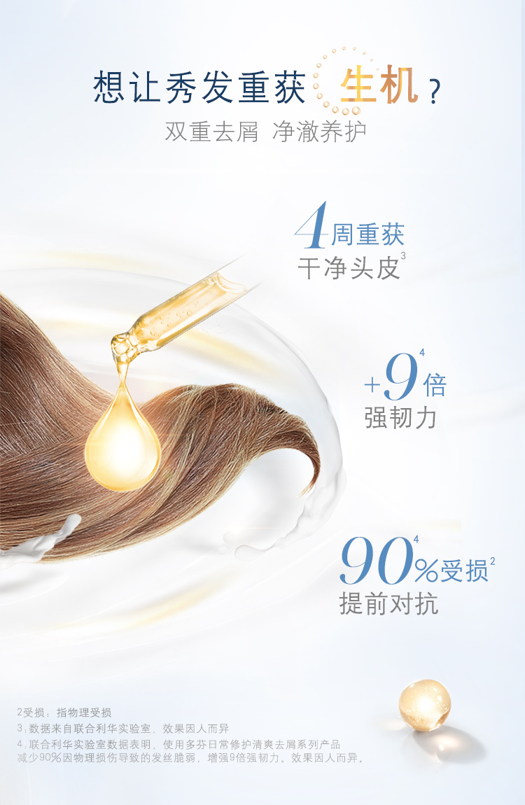 Dove 多芬 滋养修护洗发水套装 700g+480g+100g*2 图3