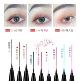 Геллас цветные ручки для глаз мягкие волосы, кончик волос, поток огромного потока, водонепроницаемый водонепроницаемый, картина может быть окрашена, угол глаза