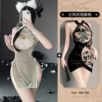 Сексуальное бархатное ципао