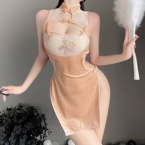 曼烟 Сексуальное нижнее белье Сексуальное древнее стиль Cheongsam пижама униформа для соблазнения.