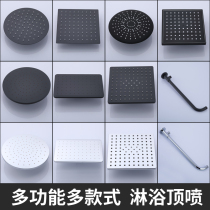 Farnpu Large Sprinkler Nozzle Pressure Shower Nozzle Top Bathroom Lotus Head Stainless Steel Accessories