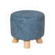 Custom-made fabric sofa small stool dust cover round leather pier protective cover square shoe changing stool decorative cover