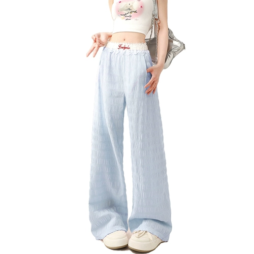 cuwu Тонкие бамбуковые кружевные штаны, кружевное платье, по фигуре