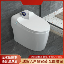 German smart toilet integrated fully automatic flip cover household toilet without water tank electric instant hot remote control Flushing