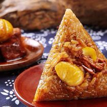 Zongzi Gift Box Loaded End Afternoon Gift Giving Gift Meat Rice Dumplings Salted Egg Yolk Fresh Meat Great Jiaxing Authentic Handmade Fresh Brown