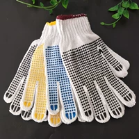 Găng tay Laobao Bảo hiểm lao động Găng tay bảo hộ bằng nhựa chịu lực 600g700g800g900g Găng tay bông nhựa - Găng tay gang tay da