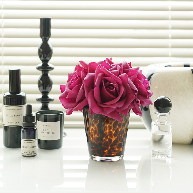 Gardenia Beauty Home Brief Rose Flowers Simulation Flower Pendulum Pieces Nordic Modern Living Room Decoration Fake Flower Table Flower Pendulum Flowers