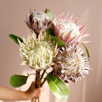 Gardenia beauty net red emperor flower simulation flower dried flower bouquet DIY material American hand bouquet Fake flower decorative flower