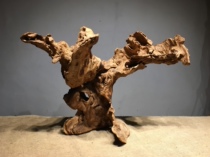 Weathered dead wood root carving natural wood with the shape of the root art living room TV cabinet soft decorations Zen ornaments