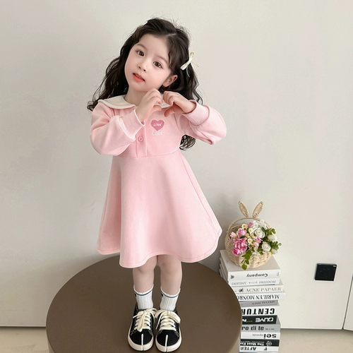 Осеннее демисезонное платье, юбка, детский весенний наряд маленькой принцессы, в западном стиле, подарок на день рождения