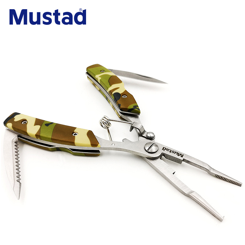 Mustafa Mousda Multifunction Road Subpliers Phishing Hook Fishing Cut Wire Fetch Crochet Stainless Steel Open Loop Scissor Pliers