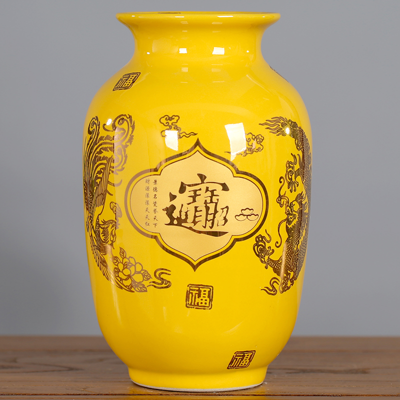Jingdezhen porcelain treasures fill the home furnishing articles sitting room decoration stores Chinese mesa floret bottle bottle office desktop