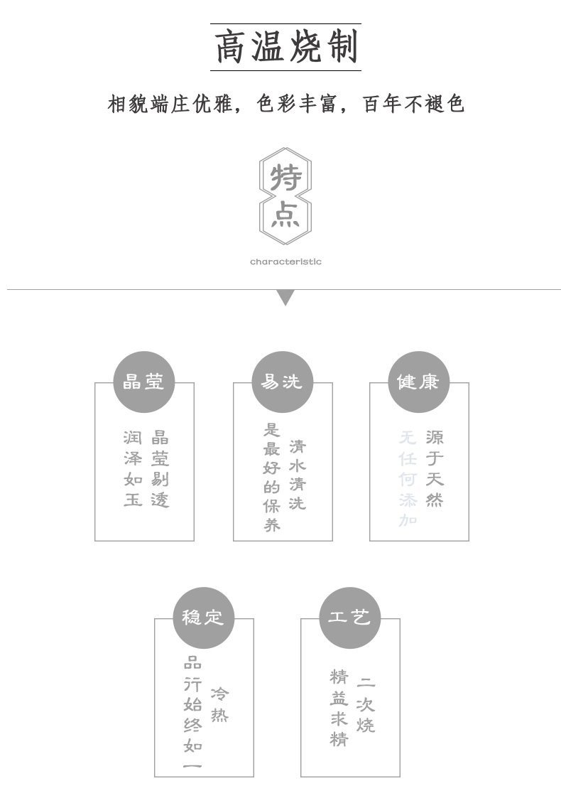 Jingdezhen ceramics adornment of modern new Chinese style living room porch wall act the role ofing to hang decorations furnishing articles