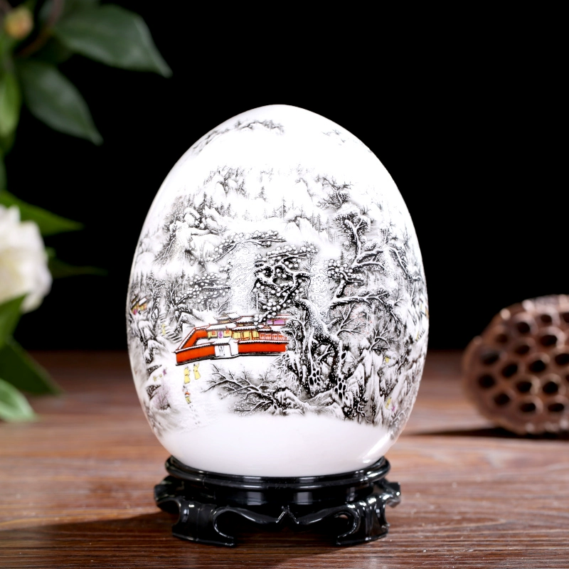 Jingdezhen Gốm sứ Fuegg Chai Đồ đạc trong nhà sáng tạo hiện đại của Trung Quốc Tủ TV Khung Bogu Đồ thủ công mỹ nghệ - Trang trí nội thất
