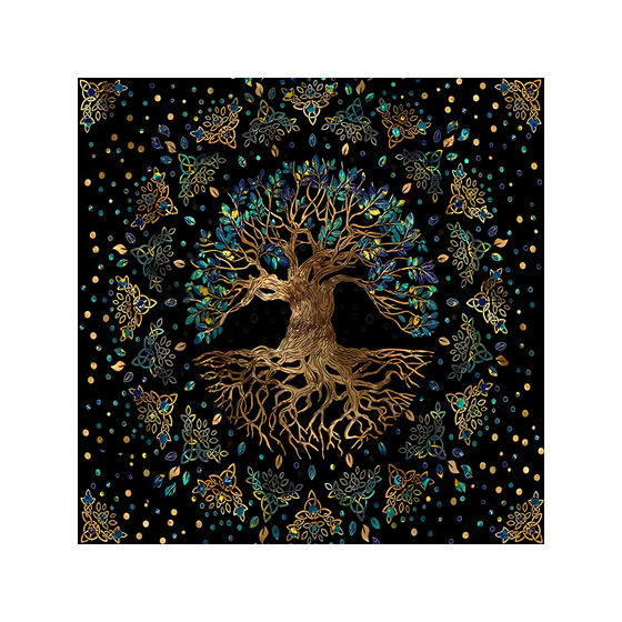 专业级魔法塔罗桌布牌布 塔牌罗游戏专用桌布桌垫 高质量绒布