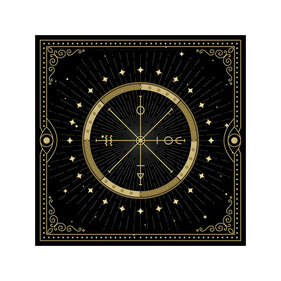 专业级魔法塔罗桌布牌布 塔牌罗游戏专用桌布桌垫 高质量绒布