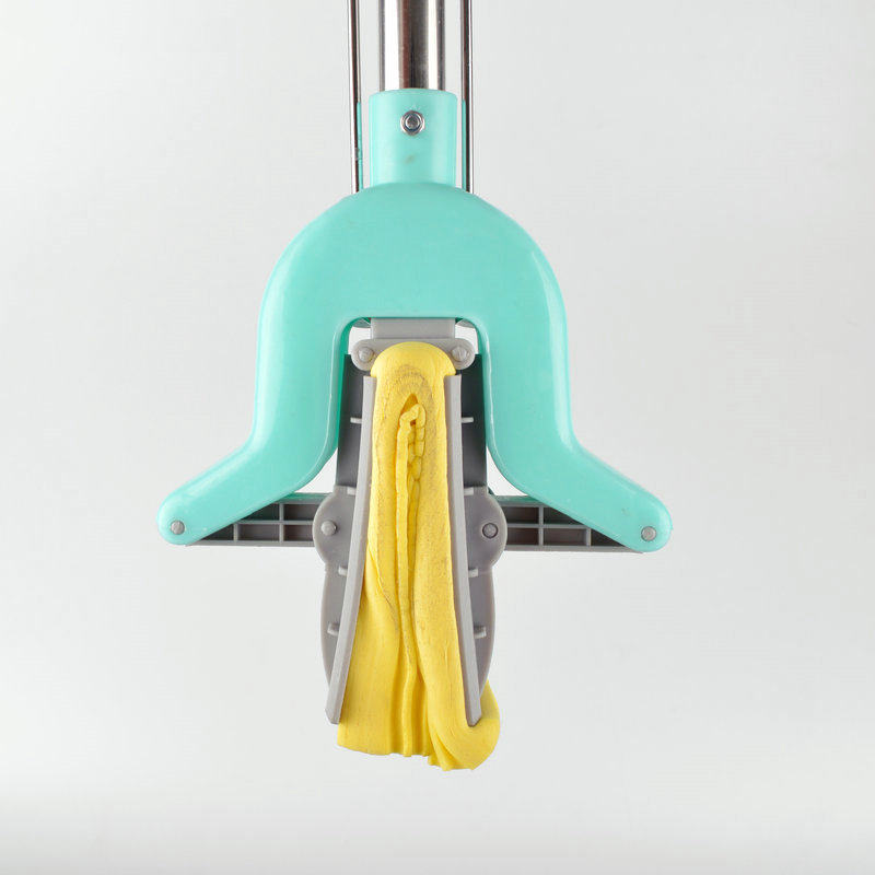 New 27cm herringbone sponge mop half-fold magic cotton mop household hand-washing squeezing mop