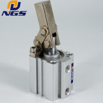 Pneumatic small lever cylinder tool mold pressing clamping clamp ALC25JGL32 40 50 63 63 80