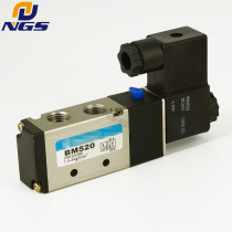 Pneumatic single electric control solenoid valve control valve BM520-02S DC24V AC220V DC12V SHAKO