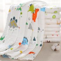 Newborn Gauze Bath Towels Baby Bath Autumn Winter 6 Layers Pure Cotton Baby Cover Blanket Thin bag quilt for children towels
