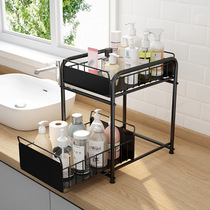 Kitchen Lower Sink Shelf Telescopic Push-and-pull Drawer stage Stratix Deity Table Cabinet Table Cabinet Toilet containing shelf