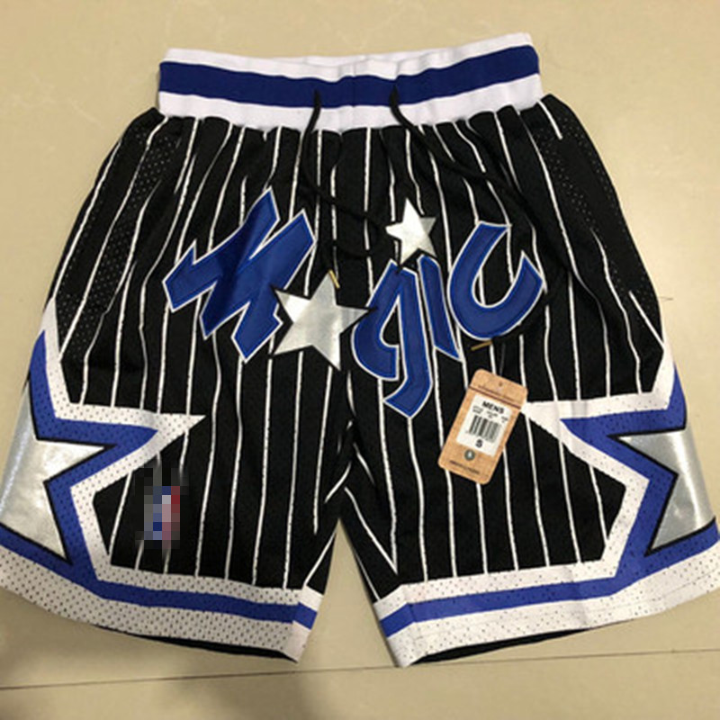 Magic & Black & Soccer PantsMagic bull Lakers James Kobe Soccer pants American style Retro Basketball motion Embroidery Capris Miami Heat shorts