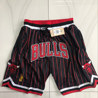 Dark Grey & Bull & Black Stripe & PantsMagic bull Lakers James Kobe Soccer pants American style Retro Basketball motion Embroidery Capris Miami Heat shorts