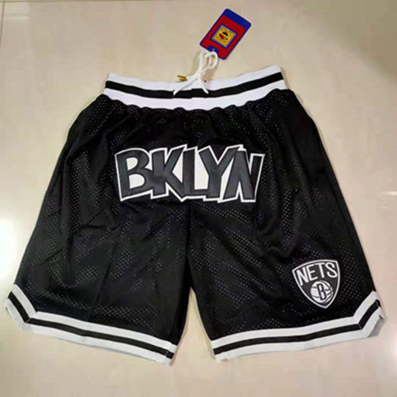 Khaki & Nets & Black & PantsMagic bull Lakers James Kobe Soccer pants American style Retro Basketball motion Embroidery Capris Miami Heat shorts
