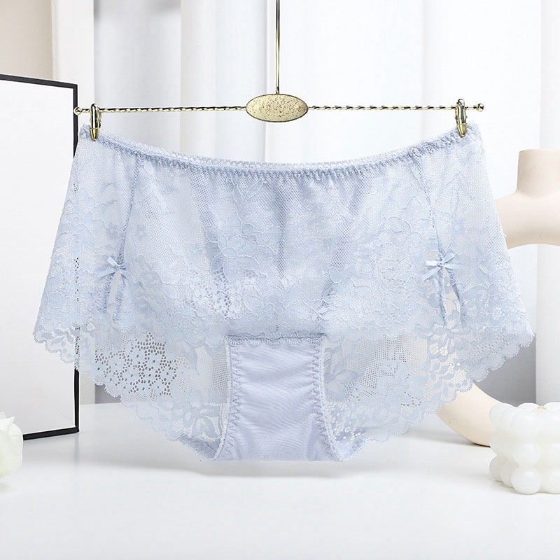 Low-Waist Sexy Lace Panties for Women, 2026 New Style, Pure Cotton Antibacterial Crotch, Breathable Triangle Briefs, Thin Summer Style