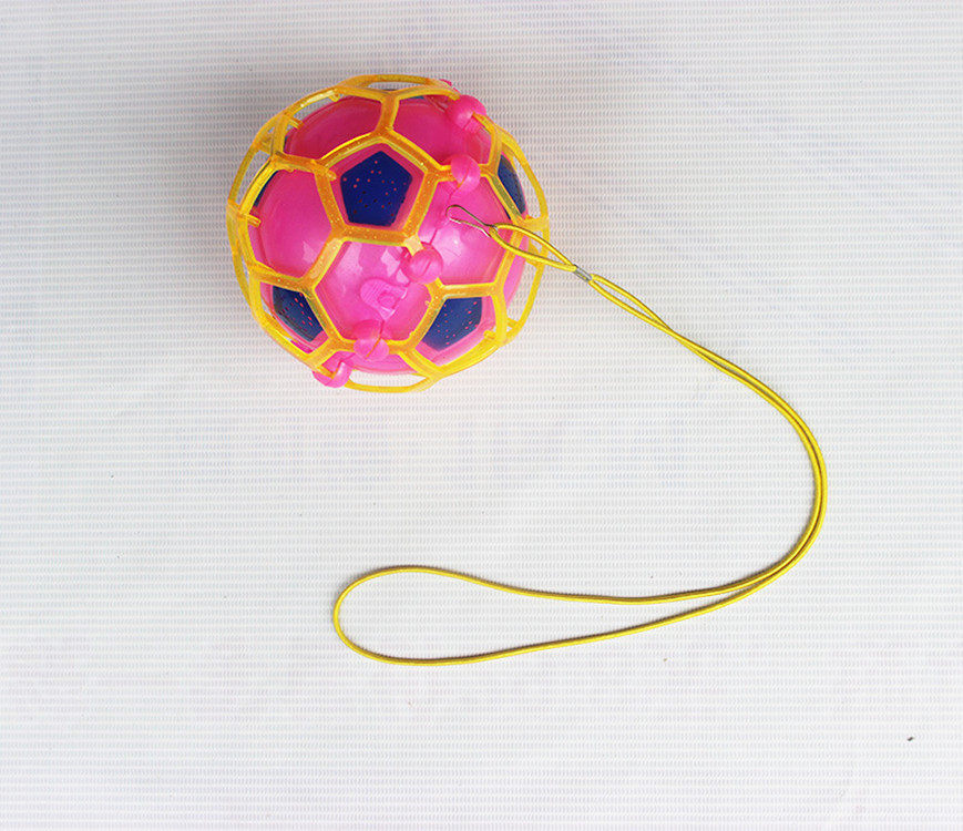 Luminous toy electric luminous football jumping ball will dance football stall children's music toy
