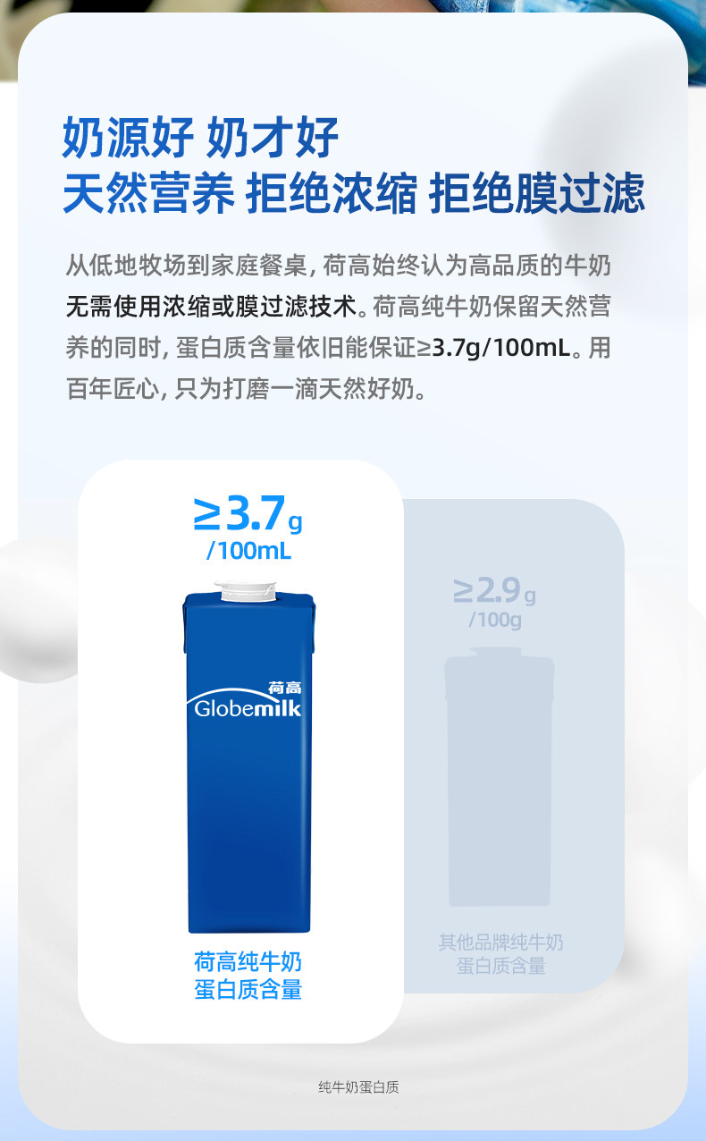 安享好物 安享B级纯奶-荷高脱脂纯牛奶  