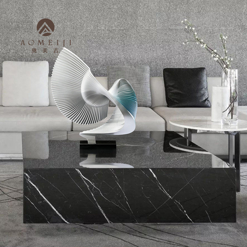 Hotel lobby ornament 3D printing photosensitive resin sculpture sales office lobby bar counter decorative art model customization