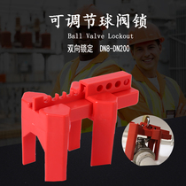 Adjustable ball valve lock tap water pipe valve handle locking standard bedi type valve switch locked gas lock