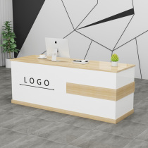 Cashier Modern simple paint beauty salon Clothing milk tea shop Small commercial front desk reception desk cabinet bar