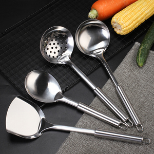 不锈钢厨具炒菜勺子锅铲套装