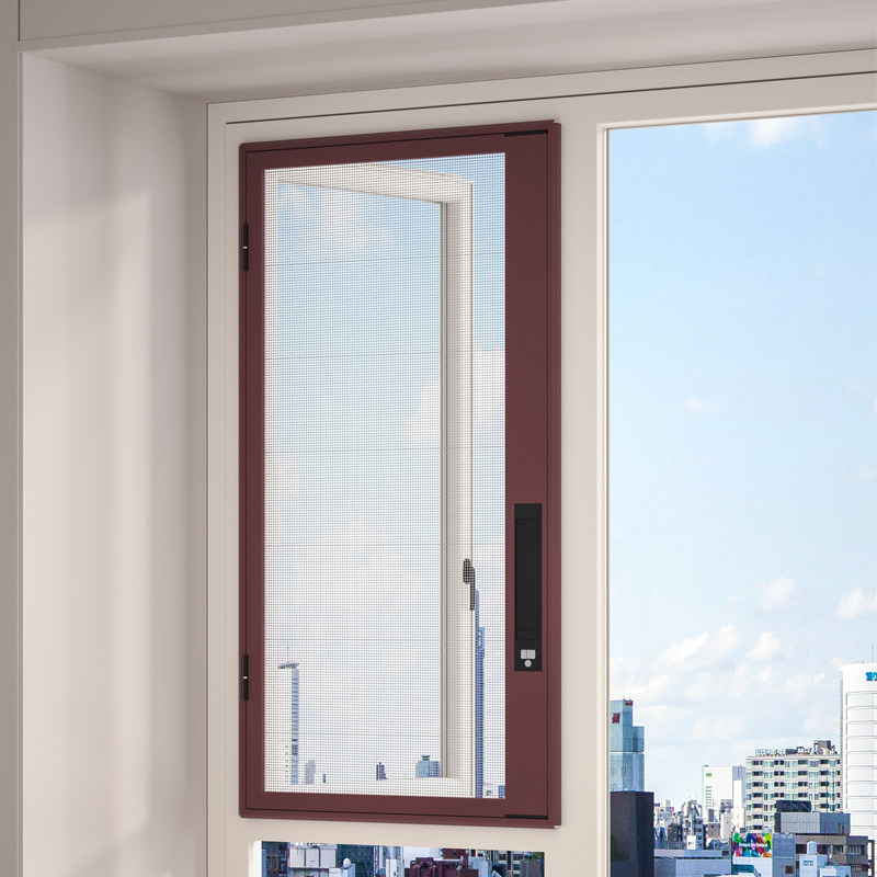 Screen window King Kong net anti-mosquito high transparent stainless steel screen net self-loading pocket lock home sliding cover external opening window detachable