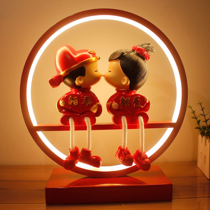 Wedding Gift Giving Newcomer Creative Unique Creative Wedding Gift Bedroom Bedside Headlights Wedding Gift Red Wedding House