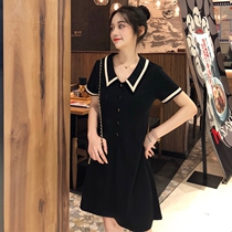 Fat MM big code woman dress fat woman covered with slim fit dress and fat younger sister suitable for hip thigh thick dresses