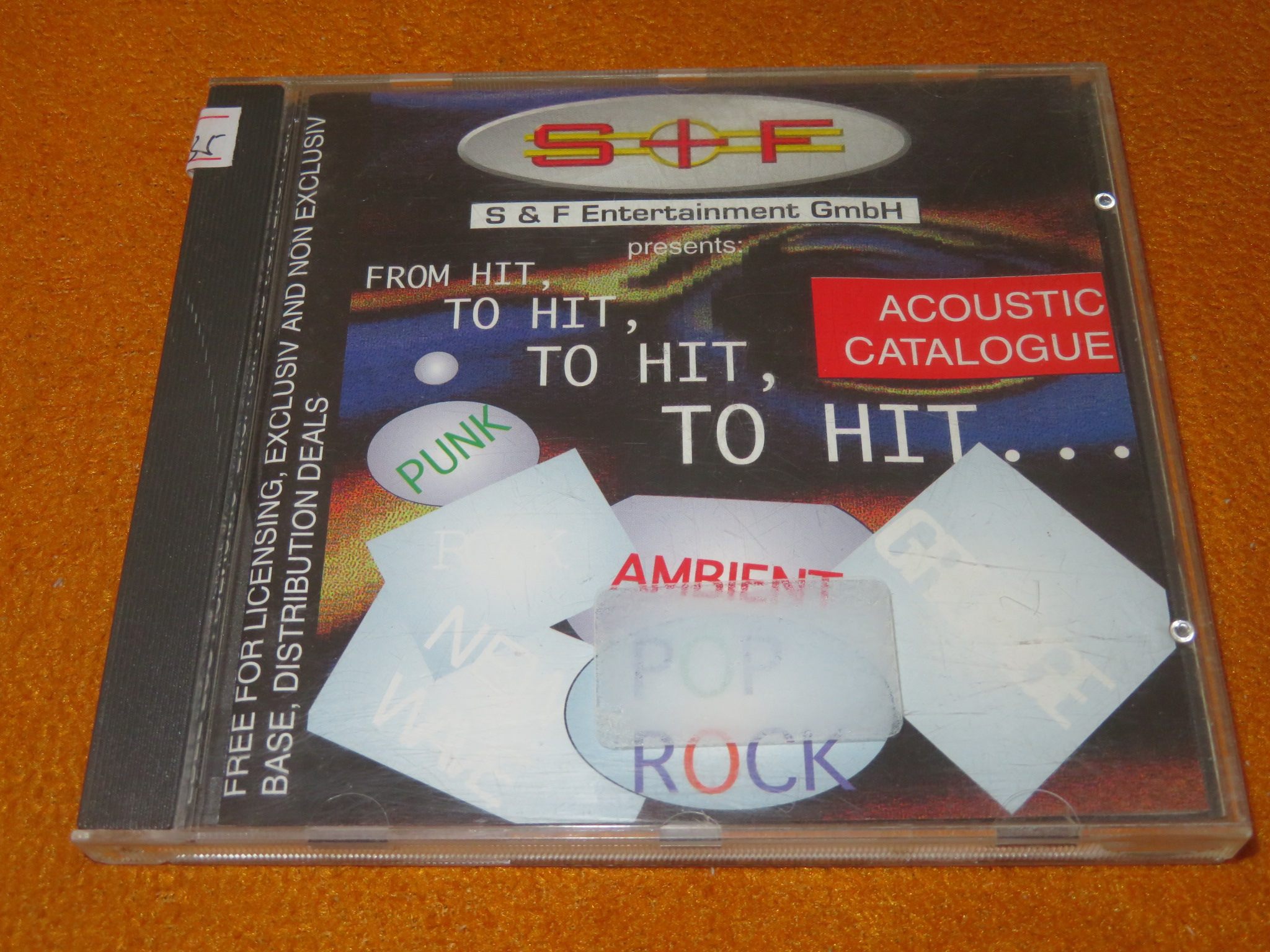 ENTERTAINMENTS PRESENTS FROM THE HIT O Edition unsealed 9B15