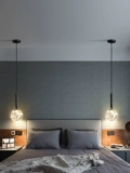 Скандинавская современная и минималистичная креативная настенная барная люстра для кровати для гостиной, легкий роскошный стиль