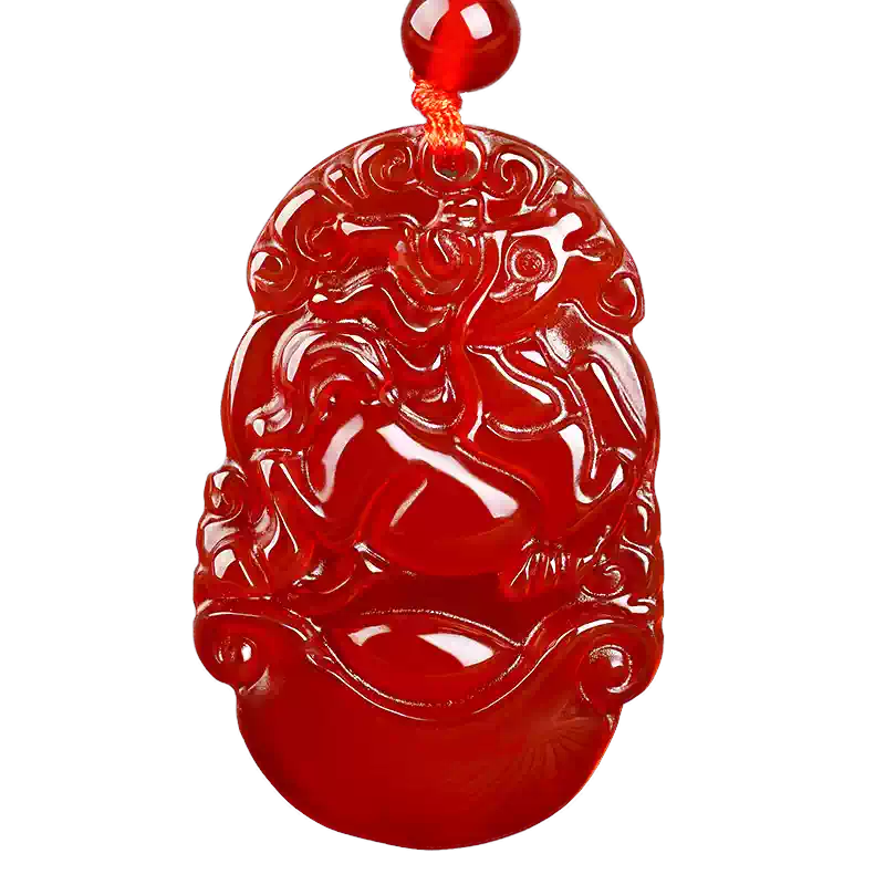 和田玉双面仿古龙形吊坠生肖龙牌男女通用复古玉佩