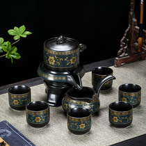 Home living room lazy tea artifact automatic teapot kung fu tea cup high-end light luxury Chinese small set tea set
