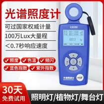 Spectral illuminance meter Photometer Plant illuminance tester High-precision color temperature tester Digital lumen tester