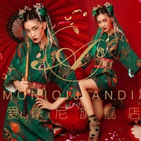 Ципао, утягивающий пояс на талию, металлический ремень