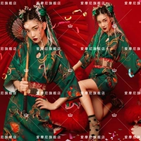 Ципао, красный металлический утягивающий пояс на талию